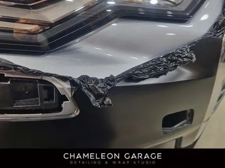[Audi A6 사틴블랙 앞범퍼 랩핑 재시공]앞범퍼 사고 재시공, 프론트범퍼재시공, 사틴블랙 랩핑, 노원랩핑,하계랩핑,남양주랩핑 / 서울 노원구