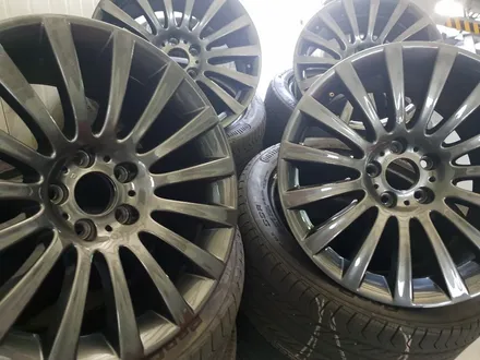 대구자동차휠복원-[BMW7 순정19인치휠 건메탈색상 휠도색]휠수리 대구 자동차 휠 / 대구 동구 동호동
