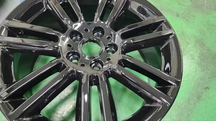 대구 자동차 휠복원 휠도색 휠수리-[BMW 미니 컨트리맨 순정휠 블랙유광 색상 휠도색]대구 자동차 휠 / 대구 동구 동호동