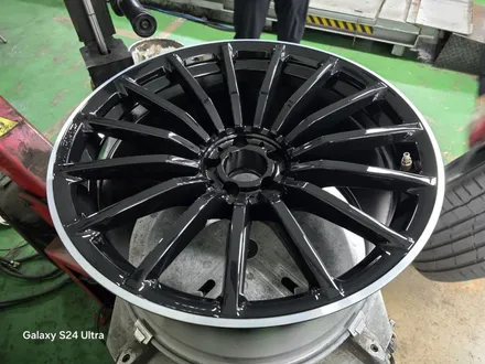 대구 자동차 휠복원 휠도색 휠수리 - [벤츠 43GT 20인치 블랙유광/라인컷 휠복원] 대구 자동차 휠 / 대구 동구 동호동