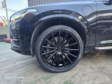 대구 자동차 휠복원 휠도색 휠수리 - [볼보 XC90 보센 22인치 블랙유광 휠복원] 대구 자동차 휠 / 대구 동구 동호동