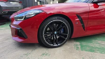 대구 자동차 휠복원 휠도색 휠수리 - [BMW Z4 차량 순정 19인치 블랙유광 림엣지 컷팅 휠복원] 대구 자동차 휠 / 대구 동구 동호동