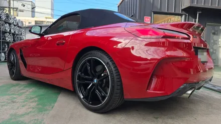 대구 자동차 휠복원 휠도색 휠수리 - [BMW Z4 차량 순정 19인치 블랙유광 림엣지 컷팅 휠복원] 대구 자동차 휠 / 대구 동구 동호동