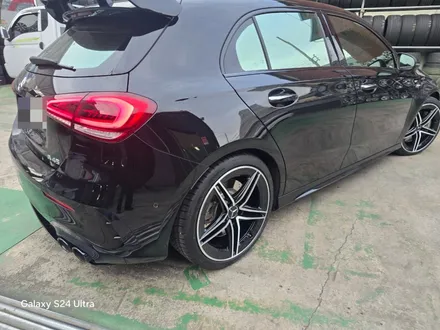 대구 자동차 휠복원 휠도색 휠수리 - [벤츠 A45 AMG 순정 19인치 휠 다이아몬드 컷팅 블랙유광 투톤 휠 복원] 대구 자동차 휠 / 대구 동구 동호동