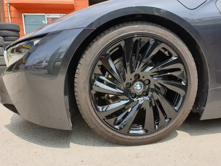 대구 휠도색-[BMW I8 순정휠 블랙유광 색상 휠복원]휠수리/대구 자동차 휠 / 대구 동구 동호동