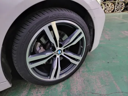 대구 휠복원-[BMW7시리즈 순정휠 다이아몬드컷팅 휠수리]휠도색/대구 자동차 휠 / 대구 동구 동호동