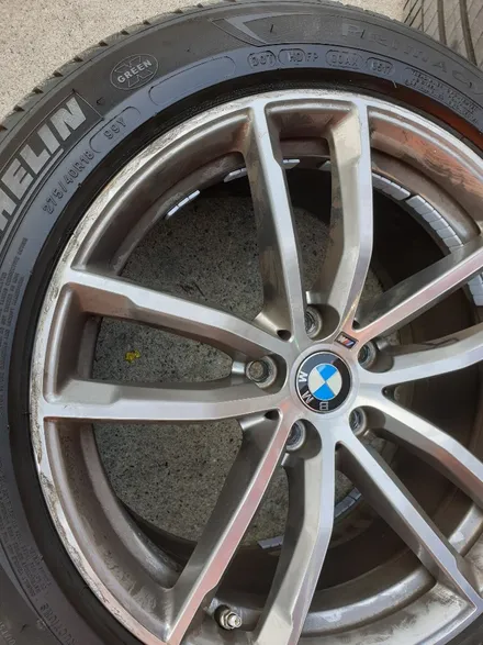 대구 휠복원-[신형BMW5 순정G30휠 고스트크롬 색상 휠도색]휠수리, 대구 자동차 휠 / 대구 동구 동호동
