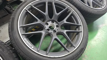 대구 자동차 휠복원 휠도색 휠수리 - [벤츠 63GT S 순정 21인치 블랙폴리쉬 휠복원] 대구 자동차 휠 / 대구 동구 동호동