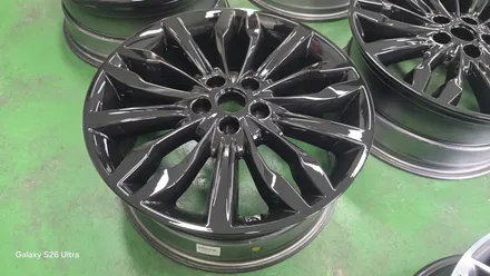 대구 자동차 휠복원 휠도색 휠수리 - [KIA K7 순정 19인치 블랙유광 휠복원] 대구 자동차 휠 / 대구 동구 동호동