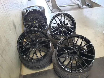 대구 휠수리-[벤츠 C63 AMG 순정휠 블랙유광 색상 휠도색]휠복원,대구 자동차 휠 / 대구 동구 동호동