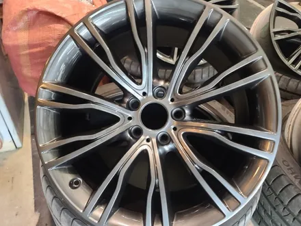 대구 자동차휠수리-[BMW X3순정휠 건메탈 색상 휠도색]휠복원/대구 자동차 휠 / 대구 동구 동호동