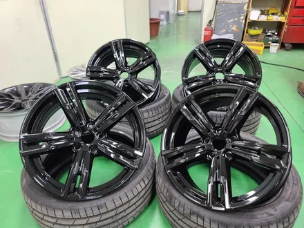 대구휠수리-[BMW4 시리즈 순정휠 블랙유광 색상 휠도색]휠복원/대구 자동차 휠 / 대구 동구 동호동