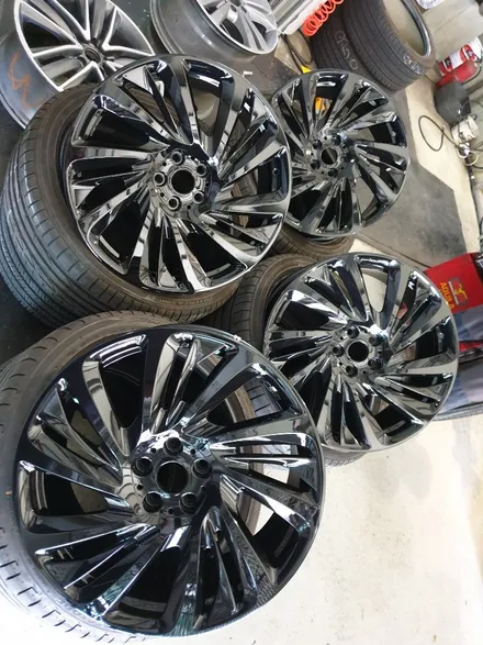 대구 휠도색-[BMW I8 순정휠 블랙유광 색상 휠복원]휠수리/대구 자동차 휠 / 대구 동구 동호동