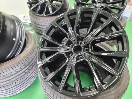 대구 휠도색-[신형 BMW 750LI 순정휠 블랙유광 색상 휠수리]휠복원/대구 자동차 휠 / 대구 동구 동호동