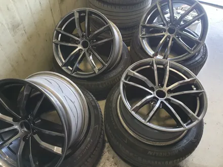 대구 휠복원-[신형BMW5 순정G30휠 고스트크롬 색상 휠도색]휠수리, 대구 자동차 휠 / 대구 동구 동호동