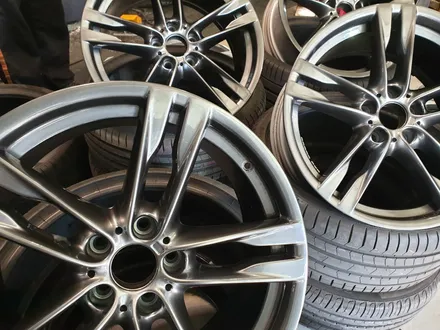 대구 자동차 휠도색-[BMW 640D 순정휠 고스트크롬 색상 휠복원]휠수리/ 대구 자동차 휠 / 대구 동구 동호동