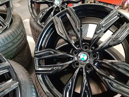 대구 휠수리-[BMW M760Li 순정휠 블랙유광 색상 휠도색]휠복원/대구 자동차 휠 / 대구 동구 동호동