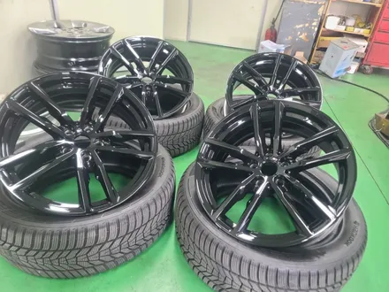 대구휠수리-[BMW X3 순정휠 블랙유광 색상 휠도색]휠복원/대구 자동차 휠 / 대구 동구 동호동
