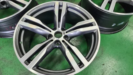 대구 휠복원-[BMW 6GT 순정 다이아몬드 컷팅 투톤휠 휠수리]휠도색/대구 자동차 휠 / 대구 동구 동호동