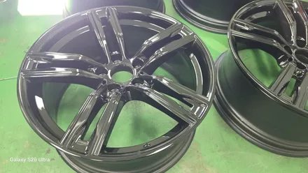 대구 자동차 휠복원 휠도색 휠수리 - [BMW 640d 순정 20인치 블랙유광 휠복원] 대구 자동차 휠 / 대구 동구 동호동