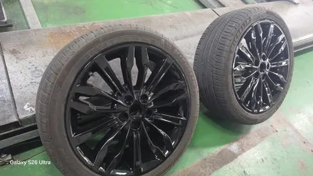 대구 자동차 휠복원 휠도색 휠수리 - [KIA K7 순정 19인치 블랙유광 휠복원] 대구 자동차 휠 / 대구 동구 동호동