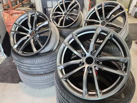 대구 휠복원-[신형 BMW5시리즈 풀체인지 순정휠 고스트크롬 색상 휠도색]휠수리/대구 자동차 휠 / 대구 동구 동호동