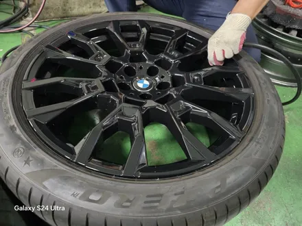 대구 자동차 휠복원 휠도색 휠수리 - [BMW X5 순정 21인치 블랙유광 휠복원] 대구 자동차 휠 / 대구 동구 동호동