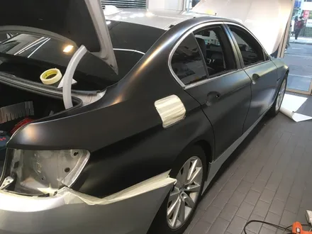 성동구랩핑☆BMW 5시리즈 에이버리 싸틴블랙 전체랩핑 ☆중구전체랩핑, 왕십리랩핑, 행당동랩핑, 종로랩핑, bmw랩핑 / 서울 성동구 상왕십리동