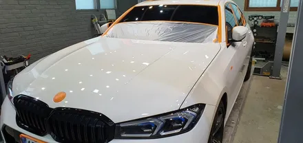 부천 차량 광택 BMW320i 스크래치 제거 후 살아난 광도 / 시흥, 매화, 은