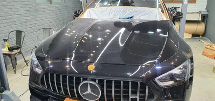 시흥 정왕동 광택 유리막코팅 벤츠gt43 amg 정석으로 시공 / 시흥, 매화, 은