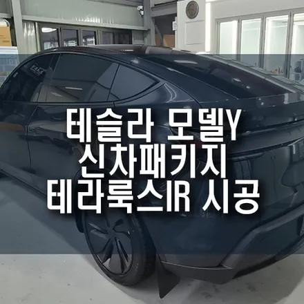 테슬라 신차 보호 패키지 완료! 테라룩스 IR 전면 22% 측후면 5% + PPF 필름 + 코팅 작업 / 부산 금정구 부곡동