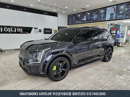 EV9 크롬 죽이기 랩핑 시공, 포스있는 올블랙 차량 만들기! / 부산 금정구 부곡동
