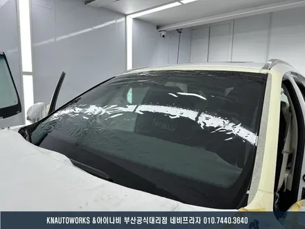 부산 제네시스 GV70 테라룩스IR 전체 썬팅 시공 및 유리막 코팅, 피톤치드 향균 탈취 작업 / 부산 금정구 부곡동