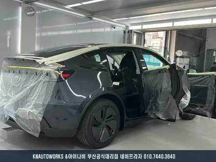 부산 테슬라 모델Y 주니퍼 신차패키지, 테라룩스 IR 썬팅, 유리막 코팅, PPF 필름 시공, 피톤치드 향균 탈취! / 부산 금정구 부곡동