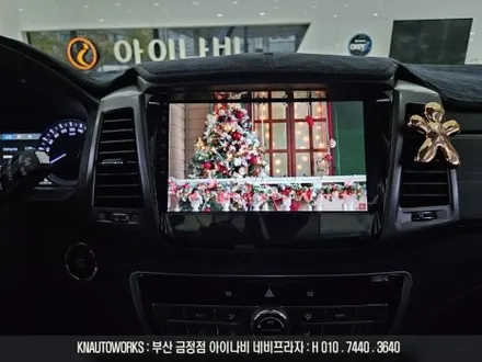 G4렉스턴 카나로 X-PLUS 안드로이드올인원 네비게이션, AHD 후방카메라 교체 / 부산 금정구 부곡동