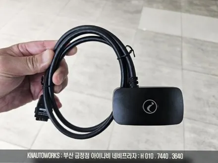 부산 더넥스트 스파크 아이나비 네비게이션 M1000 제품 매립 튜닝 작업 / 부산 금정구 부곡동