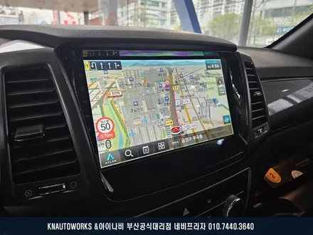렉스턴 스포츠 이도 AMS HR10(아틀란 맵 탑재) 안드로이드 올인원 매립, 후방카메라 작업 / 부산 금정구 부곡동