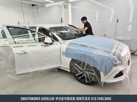 부산 제네시스 G80 후퍼옵틱 클래식 썬팅 시공 후기 / 부산 금정구 부곡동
