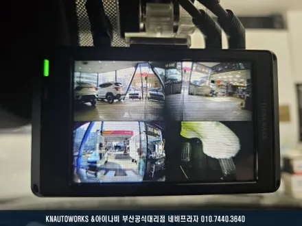 싼타페TM 아이나비 Z9000 5채널 블랙박스, 커넥티드 프로 플러스, 에코파워팩 보조배터리 설치 작업 / 부산 금정구 부곡동