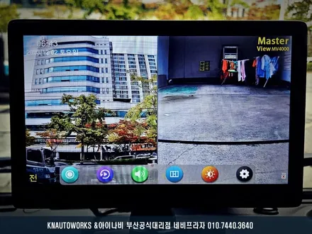 마이티 화물 자동차 10.1인치 4채널 블랙박스 설치 작업 ( V4000 용품 추천) / 부산 금정구 부곡동