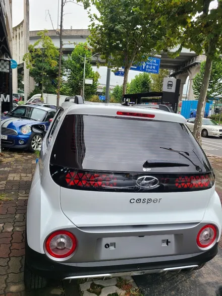 [자동차썬팅] 부천상동 썬팅 뽀빠이썬팅 캐스퍼 글라스틴트 로데 시공 블랙박스 파인뷰Lxq500 / 경기 부천