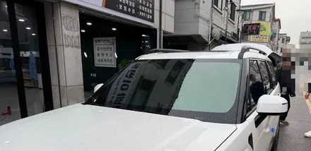 [자동차썬팅]부천상동썬팅 뽀빠이썬팅 신형 싼타페 글라스틴트 선셋 전면22 측후면10  시공!! / 경기 부천
