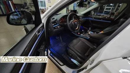 BMW3GT 실내 노출형RGB엠비언트 시공 / 대구,구미