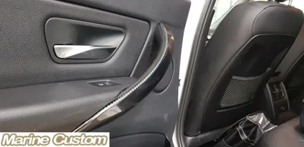 [대구랩핑][[BMW320D]실내 우드 카본5D로 랩핑 / 대구,구미