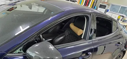 스팅어 크롬몰딩라인 랩핑으로 완벽히 복원! 세차할때마다 스트레스 받으시죠? / 대구,구미