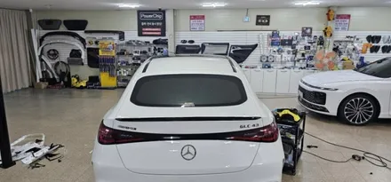 대구 벤츠 GLC43AMG 신차 출고후 포인트 랩핑 및 크롬 몰딩 제거 / 대구,구미