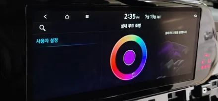 더뉴 팰리세이드 엠비언트(실내무드조명)이거 궂이 옵션 좋은거 할 필요 없다카이끼네요~순정보면 풋!웃음만..... / 대구,구미