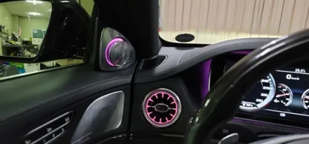 벤츠 S클래스63AMG 송풍구 엠비언트는 필수! 남자의 심장을 울리는 차인만큼 송풍구도 아름답게~ / 대구,구미