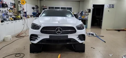 benz E350 amg-line 전체랩핑 하다 뒈질뻔!!!!아이고 허리야!!!! / 대구,구미