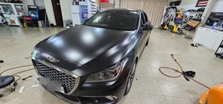 제네시스 G80(DH) 랩핑(루프스킨) 하고나서 관리못하믄 요래됩니데이~~ / 대구,구미